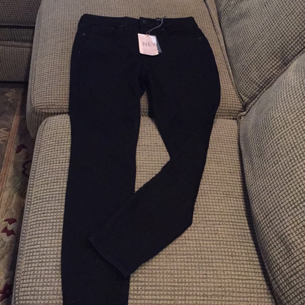 NYDJ black skinny jeans ( sz 4)